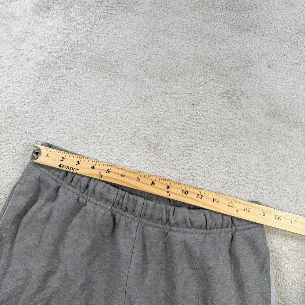 The North Face Sweatpants Mens Medium Grey Fleece Drawstring Pocket Joggers Gym